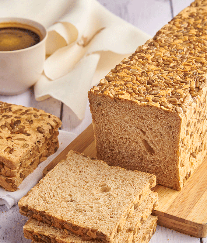 Pan molde de semillas de girasol – Panadería